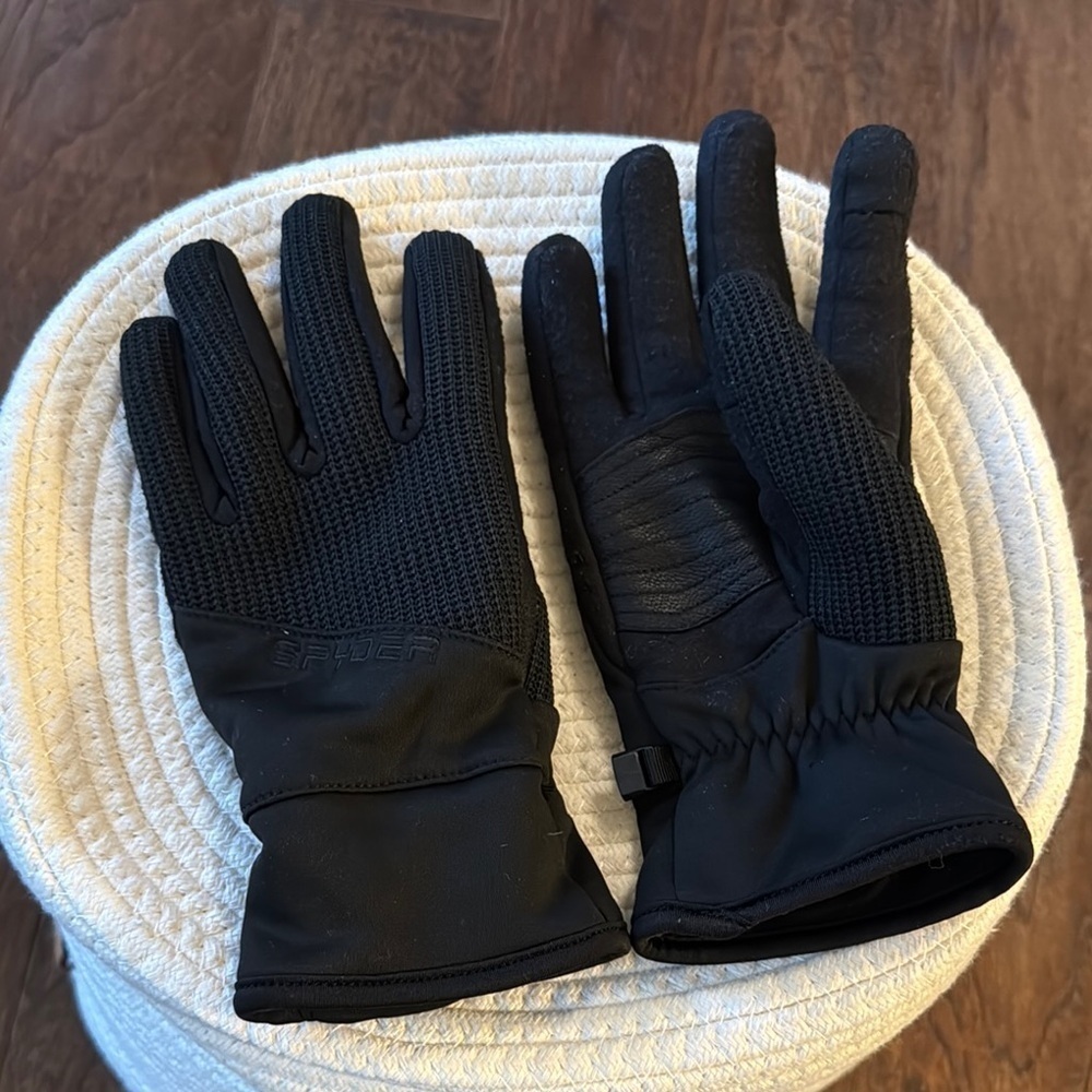 Spyder Men's Black Gloves